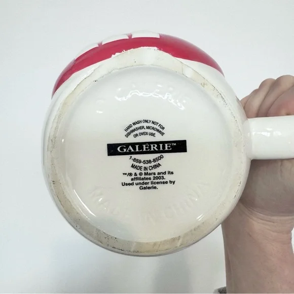 Vintage Red M&M's Giant Shaped Character Mug - Picture 7 of 8